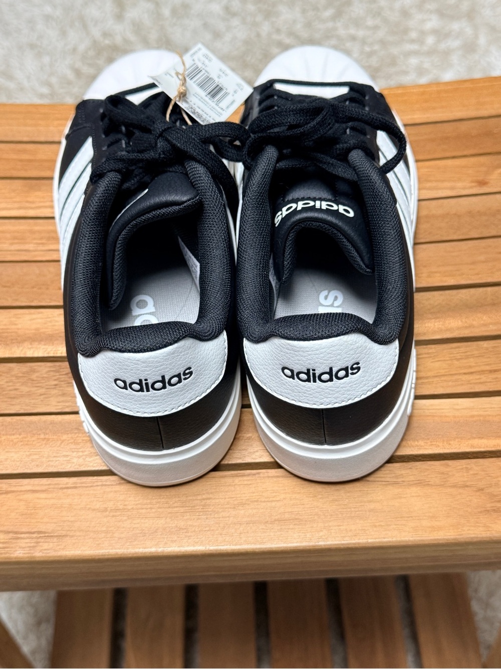 adidas Streettalk black and white women’s 7.5 - Picture 4 of 6